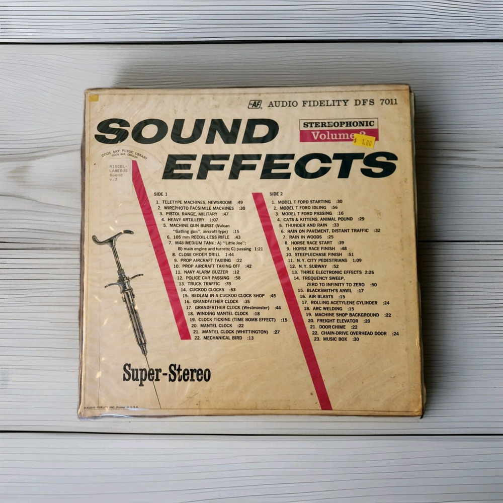 Sounds Effects Stereophonic Sound Effects Vol. 3 by Various Artists Vinyl Record